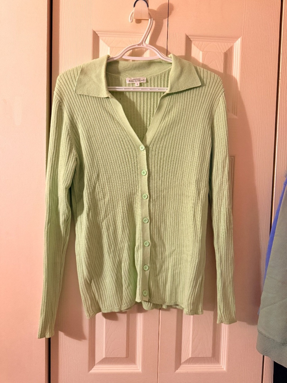 Pale Green Women's Northern Reflection Cotton Shirt